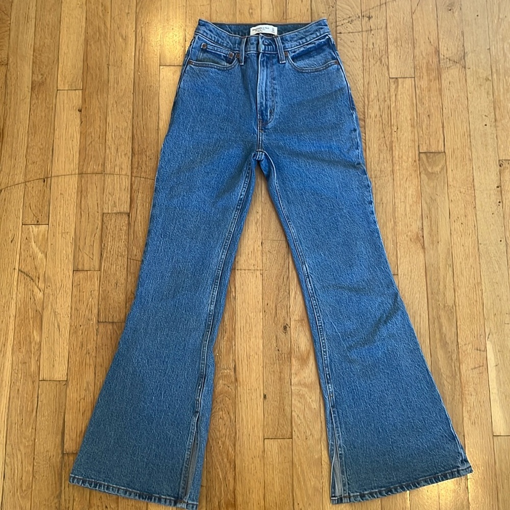 abercrombie flare jeans